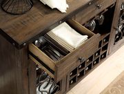 Server in rustic walnut finish additional photo 2 of 2