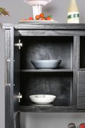 Brushed black wood finish server / buffet by Furniture of America additional picture 4