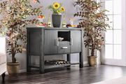 Brushed black/ivory couter height table w/ leafs by Furniture of America additional picture 6