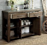 Natural split wood surface buffet/server by Furniture of America additional picture 3