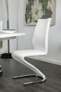 Contemporary white gloss finish dining table additional photo 5 of 6
