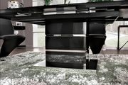 Contemporary black gloss finish dining table by Furniture of America additional picture 3
