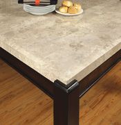 Genuine irvory marble top dining table additional photo 2 of 3