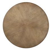 Rustic dark oak finish round top table by Furniture of America additional picture 2