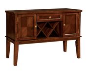 Dark cherry wood casual style server / buffet by Furniture of America additional picture 2