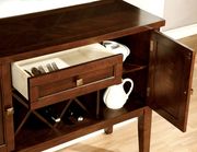 Dark cherry wood casual style server / buffet by Furniture of America additional picture 3