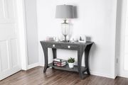 Gray wood / replicated wood coffee table by Furniture of America additional picture 2