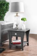 Gray wood / replicated wood coffee table by Furniture of America additional picture 4
