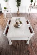 Antique white coffee table w/ drawers by Furniture of America additional picture 2