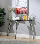 Triangle glass top modern coffee table by Furniture of America additional picture 2