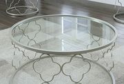 3pcs glass top coffee table set by Furniture of America additional picture 2