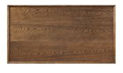 Light oak x-shape base coffee table by Furniture of America additional picture 3