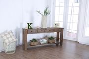 Transitional style oak wood coffee table by Furniture of America additional picture 4
