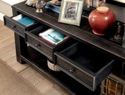 Transitional style atique black wood coffee table by Furniture of America additional picture 4