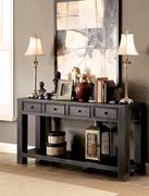 Transitional style atique black wood coffee table by Furniture of America additional picture 5