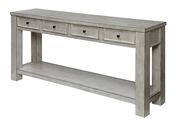 Transitional style atique white wood coffee table by Furniture of America additional picture 7