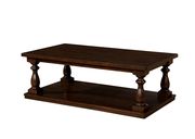 Rustic style brown cherry coffee table by Furniture of America additional picture 5