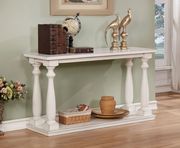Rustic style antique white coffee table by Furniture of America additional picture 2