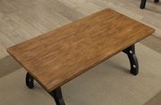 Industrial style 2-toned 3pcs coffee table set by Furniture of America additional picture 2