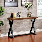 Oak / black two-tone finish coffee table by Furniture of America additional picture 2