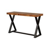 Oak / black two-tone finish coffee table by Furniture of America additional picture 3
