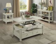 Antique white coffee table by Furniture of America additional picture 2
