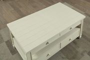 Antique white coffee table by Furniture of America additional picture 5