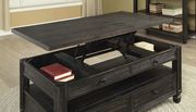 Antique black coffee table by Furniture of America additional picture 3