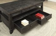 Antique black coffee table by Furniture of America additional picture 4