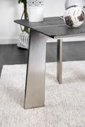 Tempered stone/satin plated coffee table by Furniture of America additional picture 2
