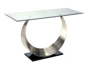 Stainless steel / glass top coffee table by Furniture of America additional picture 3
