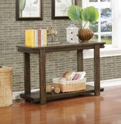 Rustic walnut finish coffee table by Furniture of America additional picture 2