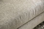 Transitional style beige woven fabric sofa additional photo 4 of 7