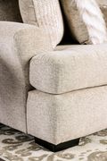 Transitional style beige woven fabric sofa by Furniture of America additional picture 7