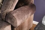 Brown soft microfiber US-made casual style sofa by Furniture of America additional picture 4