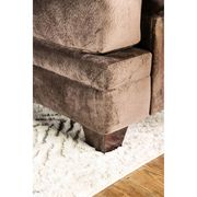 Brown soft microfiber US-made casual style loveseat by Furniture of America additional picture 2