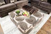 Brown Bonaventura Contemporary Ottoman by Furniture of America additional picture 2