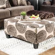 Brown Bonaventura Contemporary Ottoman by Furniture of America additional picture 3