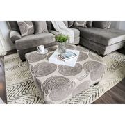 Gray/Pattern Contemporary Ottoman by Furniture of America additional picture 2