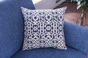 Blue linen-like fabric contemporary loveseat by Furniture of America additional picture 2