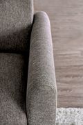 Brown linen-like fabric contemporary sofa by Furniture of America additional picture 6