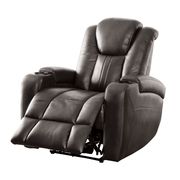 Dark Gray Contemporary Recliner by Furniture of America additional picture 2