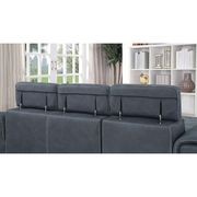 Blue fabric sectional w/ built-in bed by Furniture of America additional picture 7