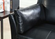 Casual black contemporary affordable sofa additional photo 3 of 2