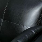 Casual black contemporary affordable loveseat by Furniture of America additional picture 2