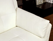 Casual white contemporary affordable chair by Furniture of America additional picture 2