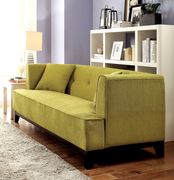 Tranitional style lemongrass fabric sofa by Furniture of America additional picture 2