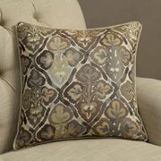 Traditionally styled dark beige fabric loveseat by Furniture of America additional picture 3