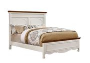 White/oak contemporary cottage style king bed by Furniture of America additional picture 2