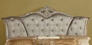 Traditional style padded fabric headboard king bed by Furniture of America additional picture 2
